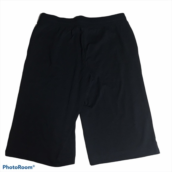 Karen Scott Sport Black Cotton Skimmer Shorts XS Extra Small - Picture 4 of 9